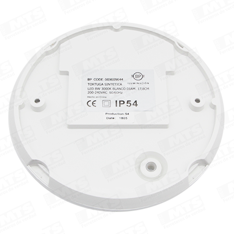 Byp Lampara Tortuga Led 8W 3000K Blanco