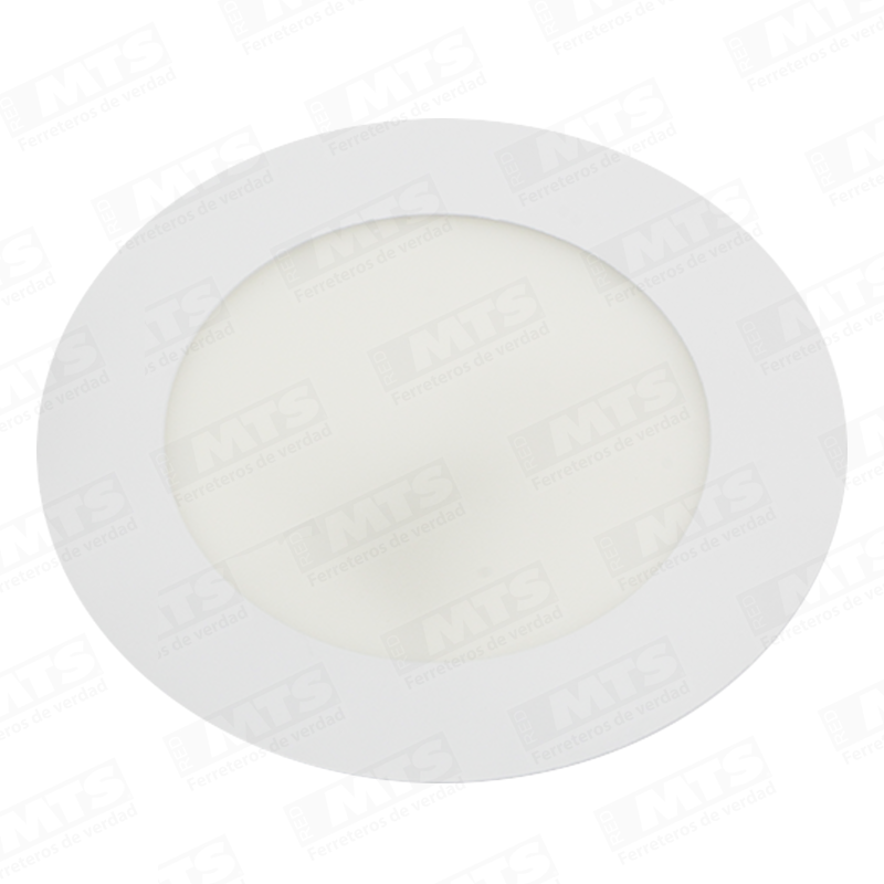 Byp Foco Led Embutido Circ 6W Bco 6500K