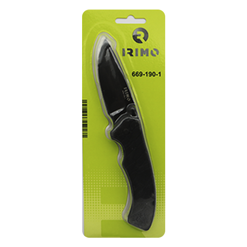 Irimo Cuchillo Plegable Negro 669-190-1