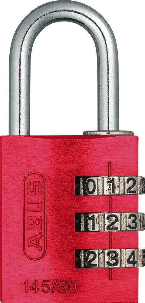 Abus Candado Aluminio 145/30 Rojo Clave  46578-9