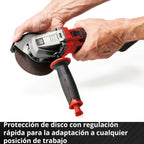 Einhell Esmeril Angular Inalambrico 4431166 Te-Ag 18/115 Li-Solo