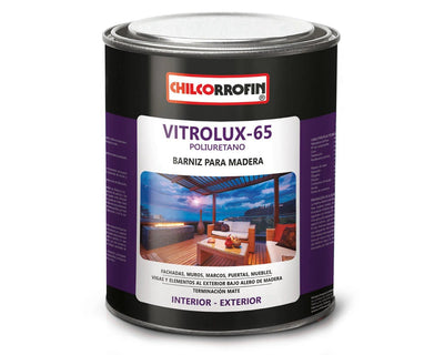 Barniz Vitrificante Vitrolux 65 Opaco 1/4 Gl
