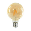 Ampolleta Led 6W E27 Yellow Glass  G95