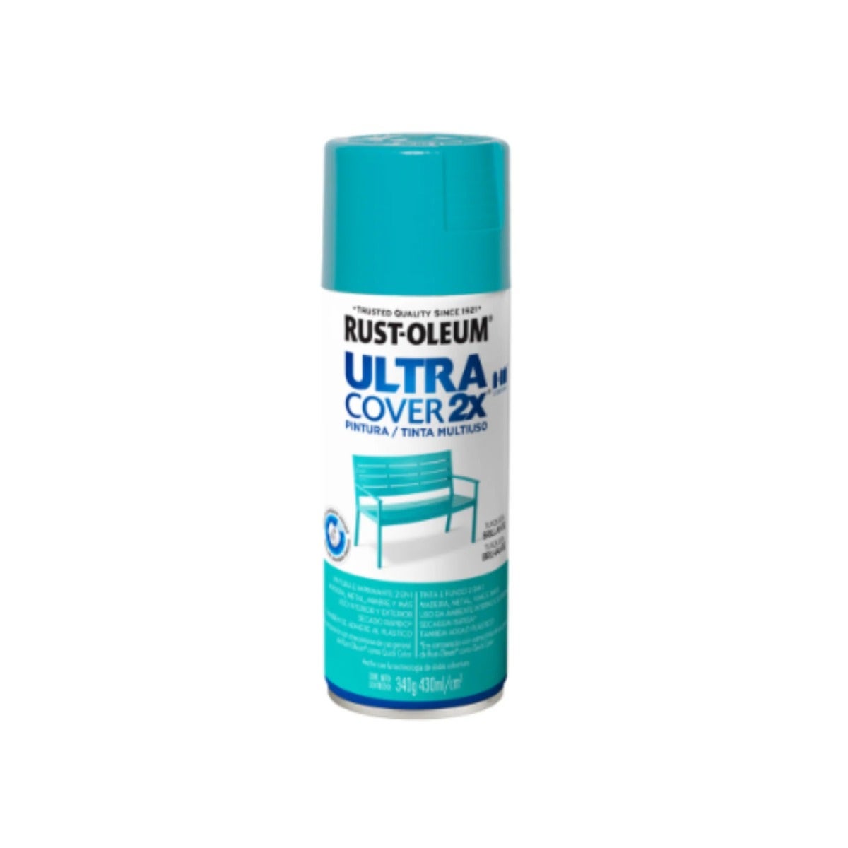 Rust-Oleum Spray Uc2X Turqueza Brillante 340Gr 279247