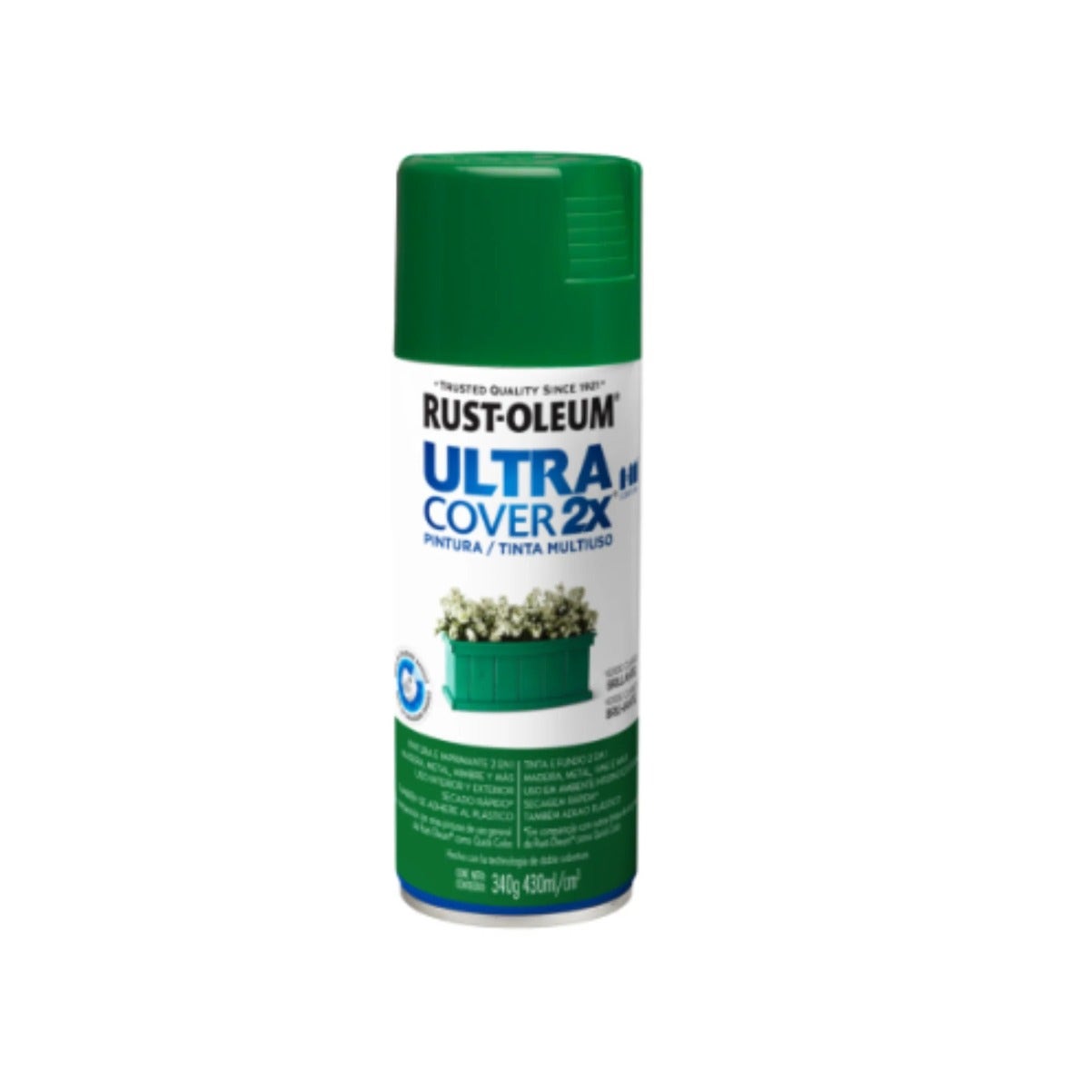 Rust-Oleum Spray Uc2X Verde Claro Brillante 340Gr 262166