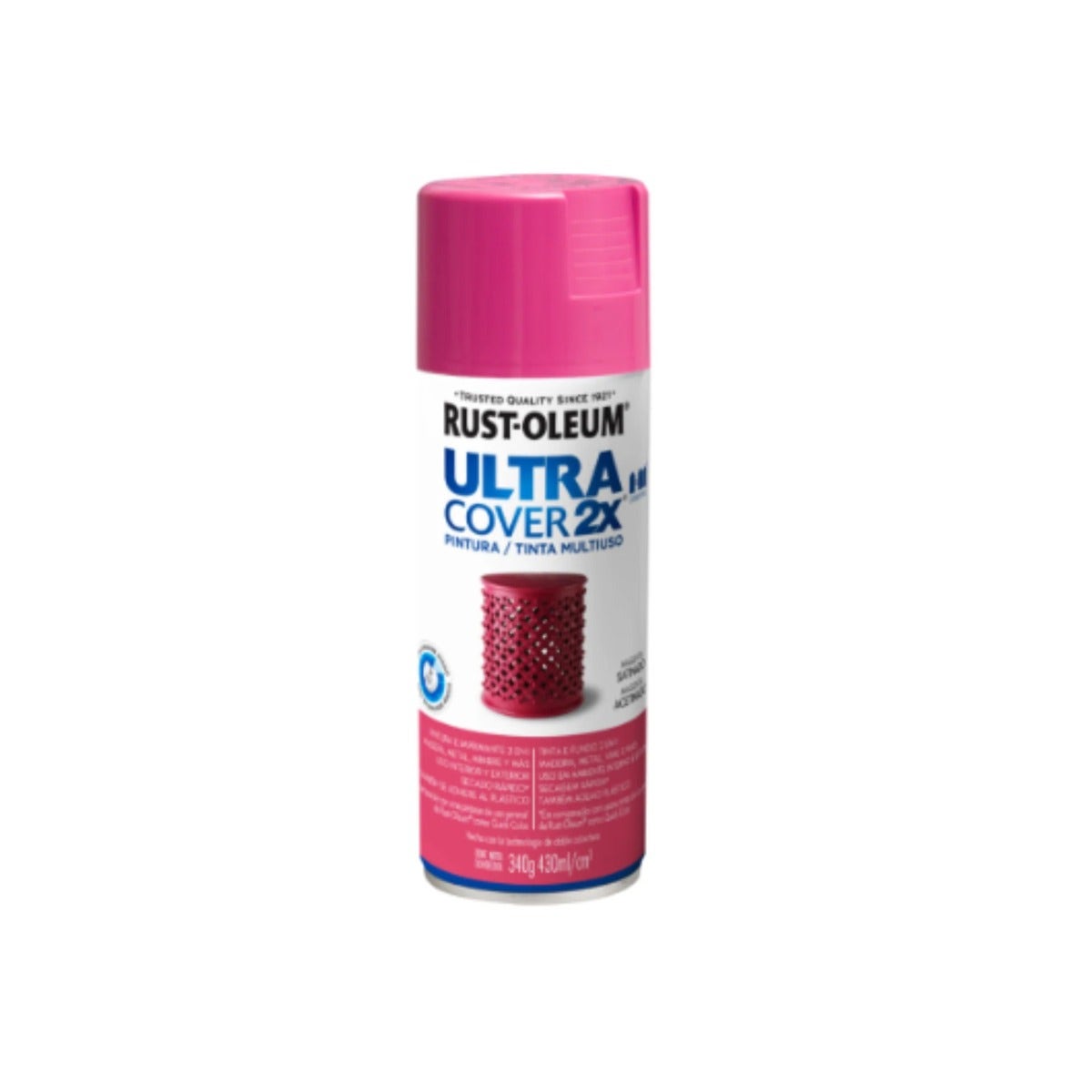 Rust-Oleum Spray Uc2X Rosa Intenso Brillante 340Gr 262160