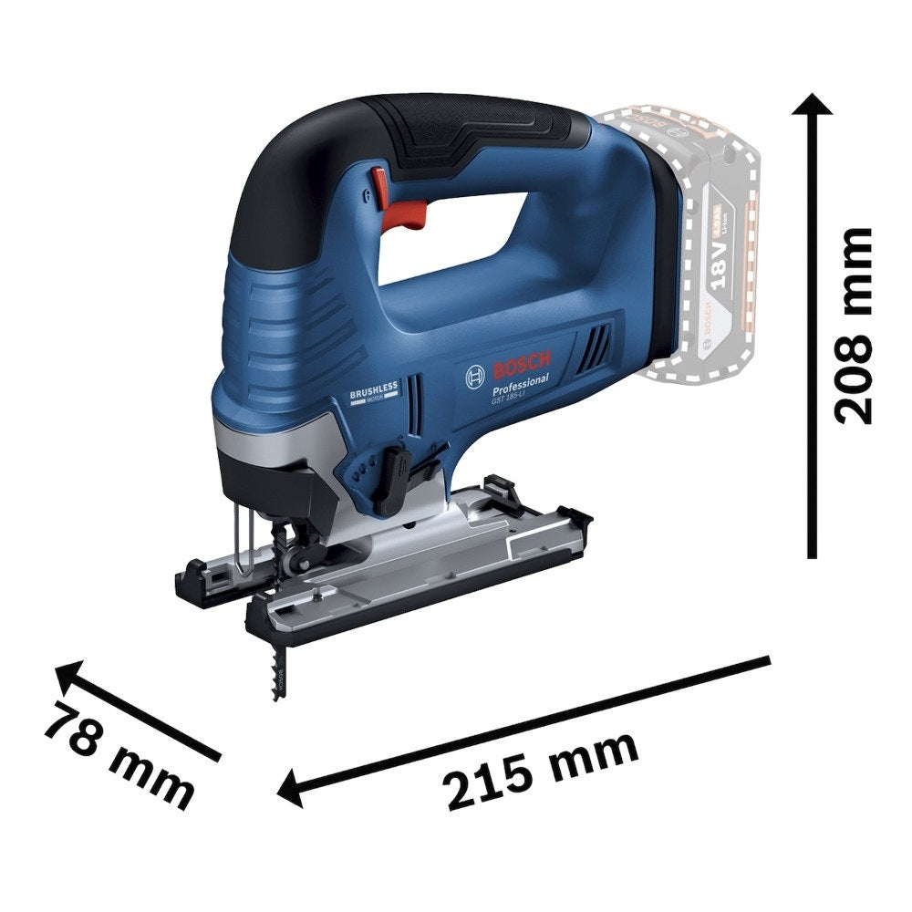 Bosch Sierra Caladora Inalambrica 18v - Gst 185-li Sb