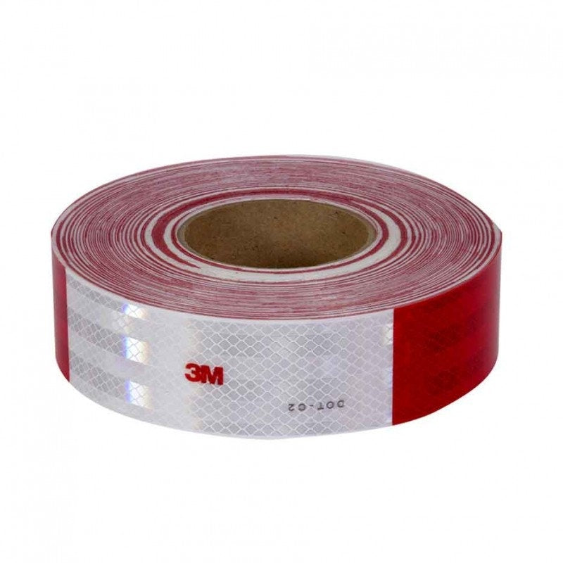 3M Cinta Reflect.*Metro*  Rojo-Bco