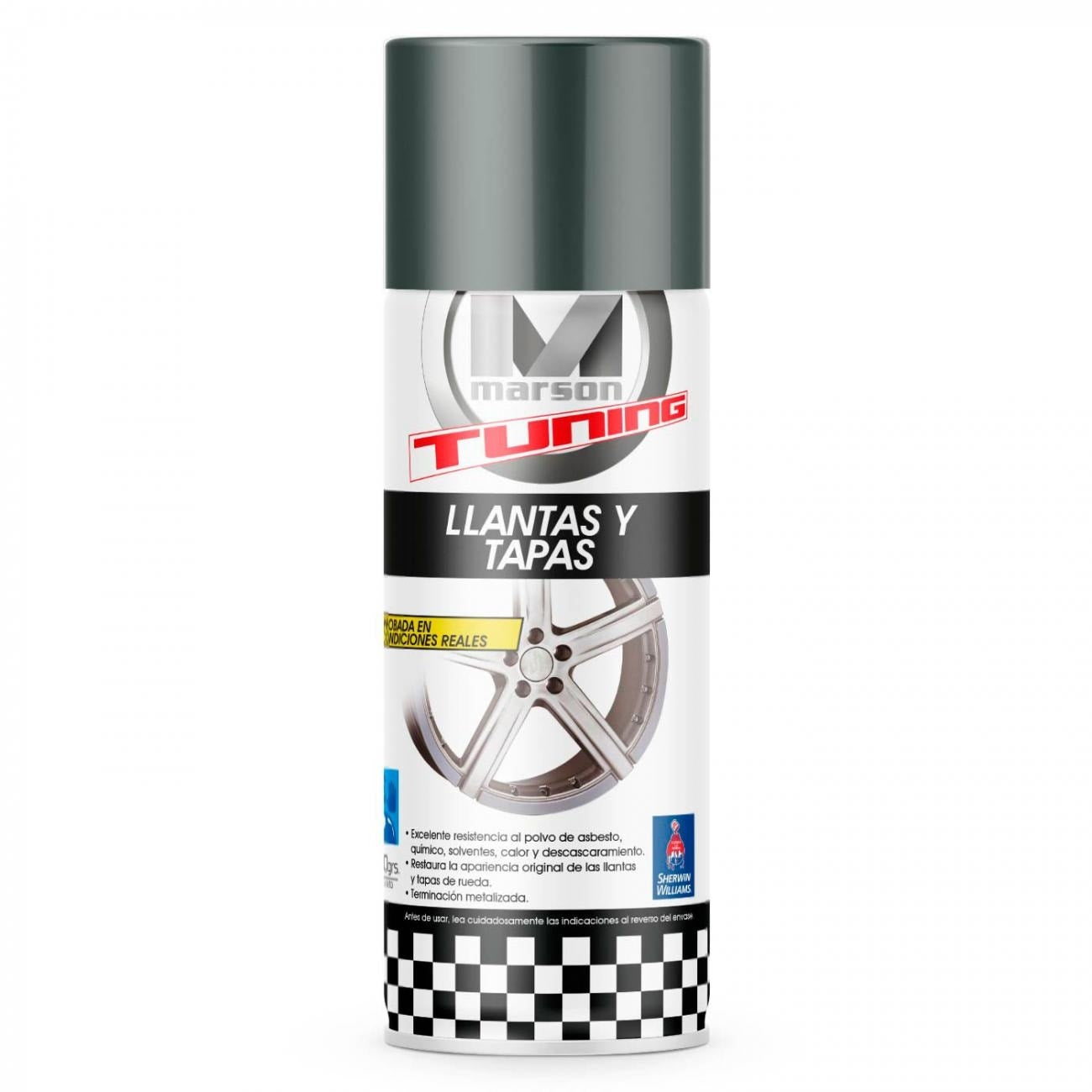 Marson Spray Llantas Y Tapas Negro