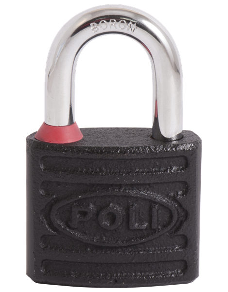 Candado Poli Rustico P/150 50Mm Ne Tb 142221