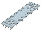 Simpson Placa Dentada 1 X 4 100 Un Mp14