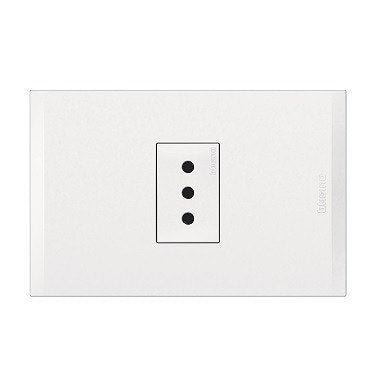 Bticino Enchufe Emb Simple 10A Nobile Blanco Af2113E1B