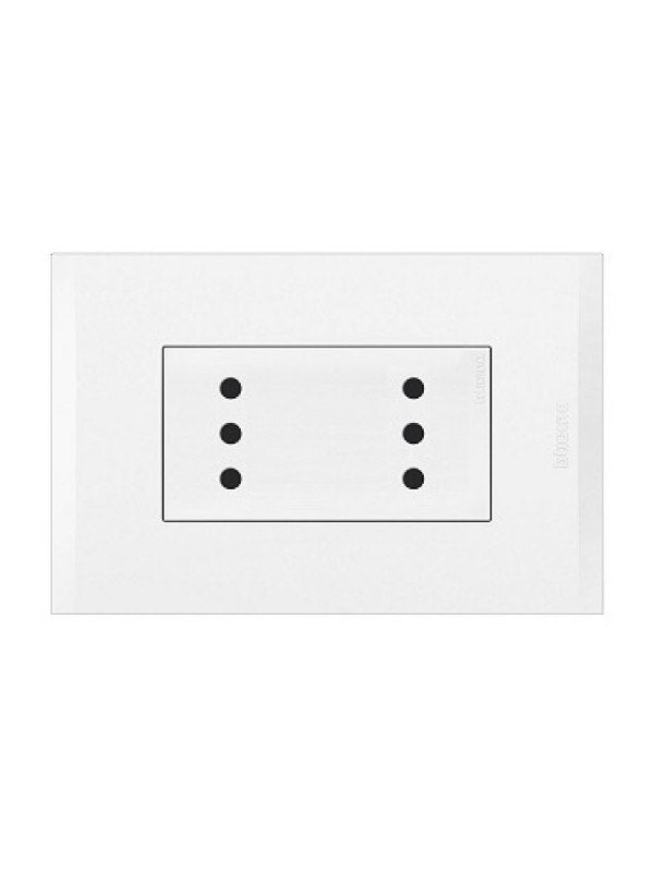 Bticino Enchufe Duplex Nobile Blanco Af2113E2B