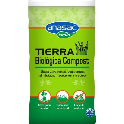 Anasac Tierra Biologica Compost 15Lt 1503985