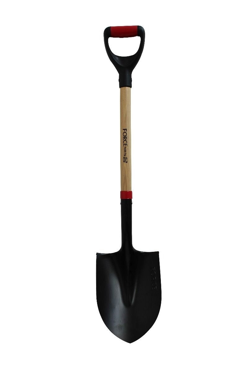Pala Force Redonda Mango Madera Asa Goma