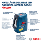 Nivel Laser De Lineas 15 Metros Bosch Nivelox