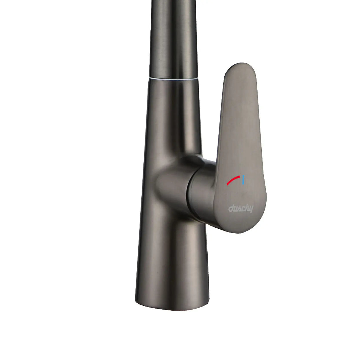 Duschy Monomando Lavaplato Extraible Gun Metal 860-90