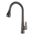 Duschy Monomando Lavaplato Extraible Gun Metal 860-90