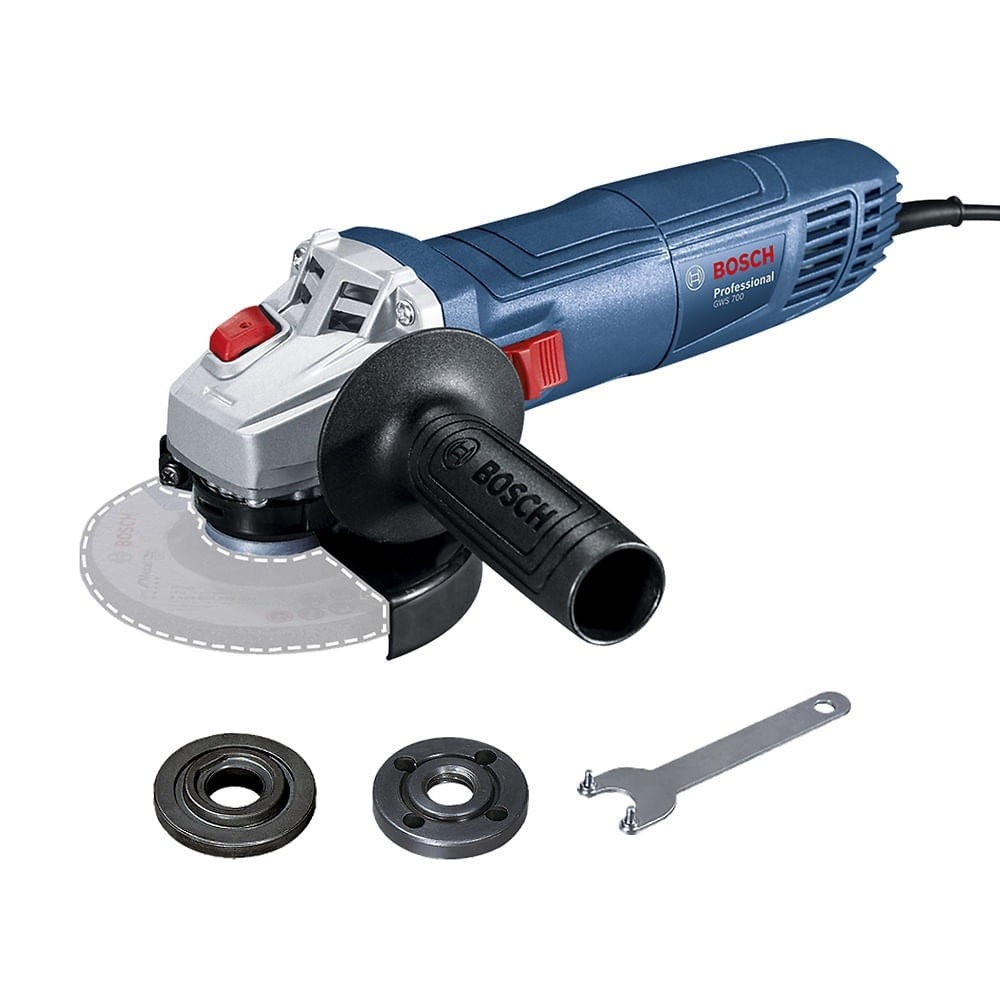 Bosch Esmeril Angular Gws 700 + 5 Discos De Corte