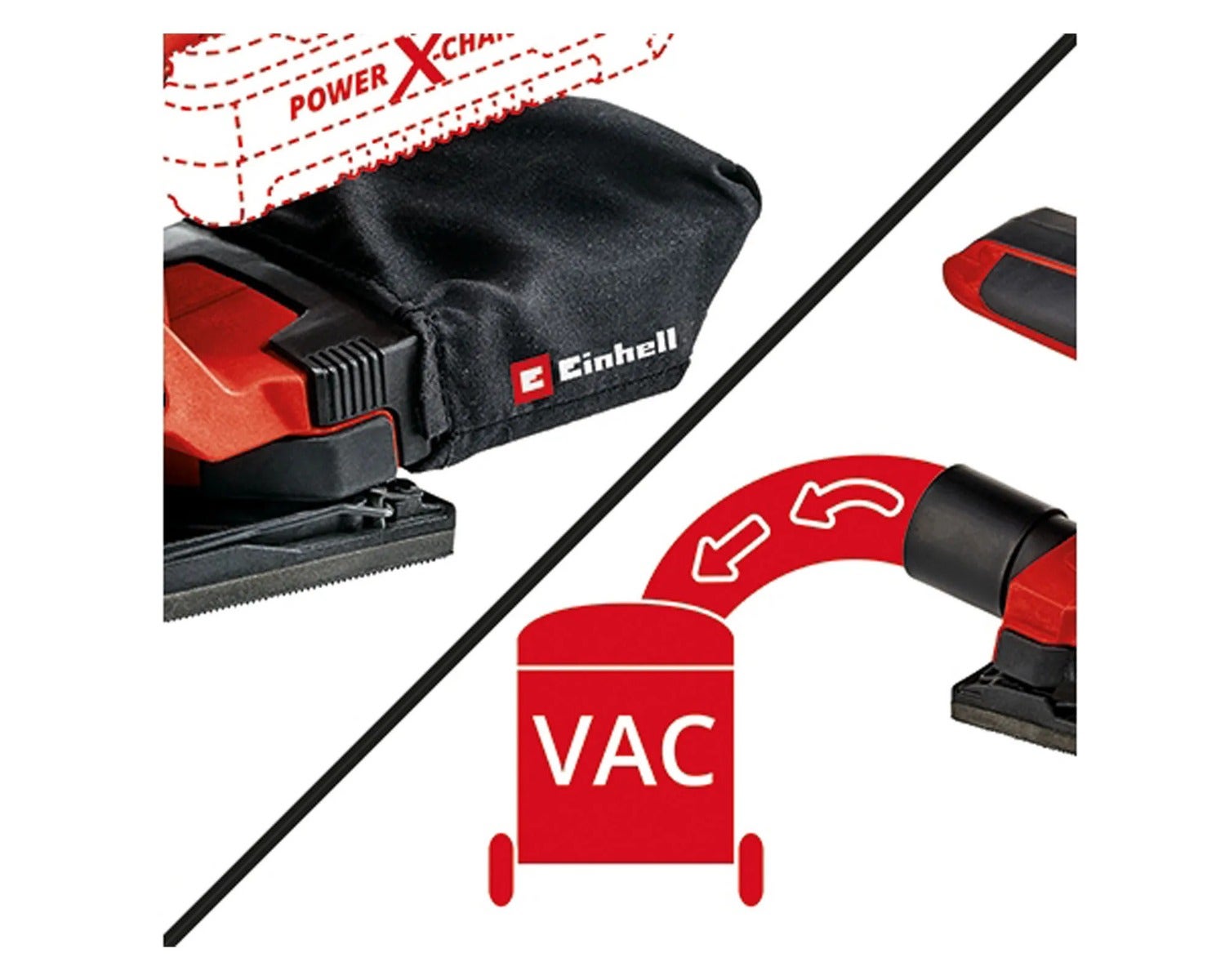 Einhell Lijadora Orbital Inalambrica 18V 4460725 Tc-Os 18/187 Li Solo