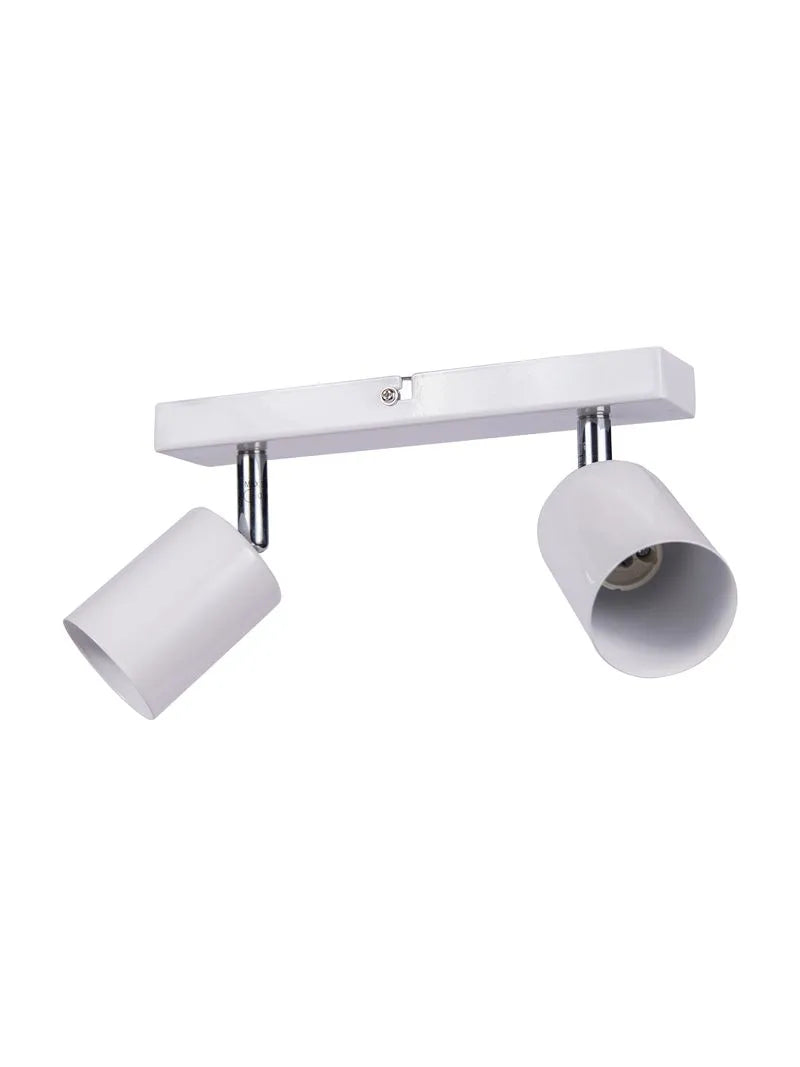 Barra 2 Luces Gu10 Silo Blanco S/A B&P