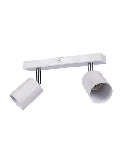 Barra 2 Luces Gu10 Silo Blanco S/A B&P