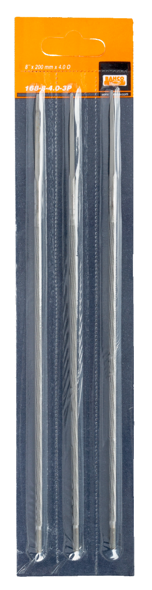 Bahco Set 3 Limas Motosierra 5/32 168-8-4.0-3P