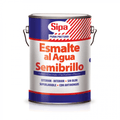 Sipa Esmalte Al Agua Semibrillo Blanco 1Gl
