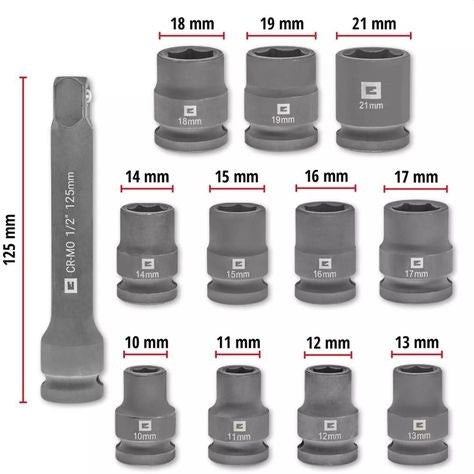 Einhell Set De 12 Dados De Impacto - 109283