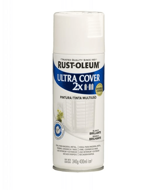 Rust-Oleum Spray Uc2X Blanco Brillante 340Gr 262098