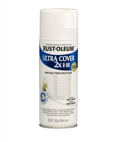 Rust-Oleum Spray Uc2X Blanco Brillante 340Gr 262098