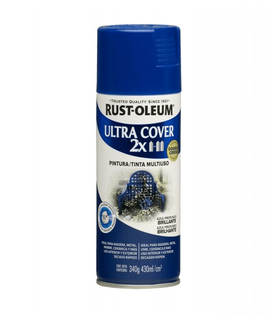 Rust-Oleum Spray Uc2X Azul Profundo Brillante 340Gr 262165