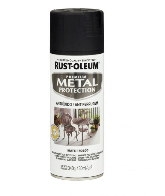 Rust-Oleum Spray Mp Negro Mate 340Gr 272088