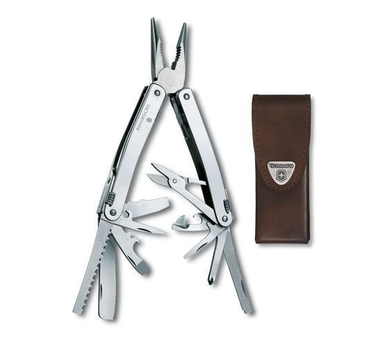 Victorinox Cortapluma Spirit 24 Funciones Con Estuche Piel 3.0227.l