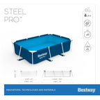 Piscina  Recta 3.00m X 2.00m X 66cm 56404 Best Way