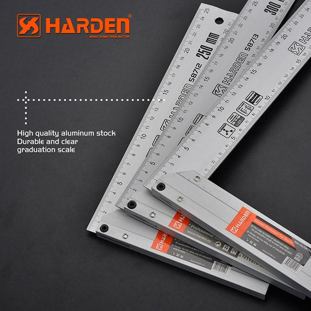 Harden Escuadra De Alum Con Nivel 400Mm 580714