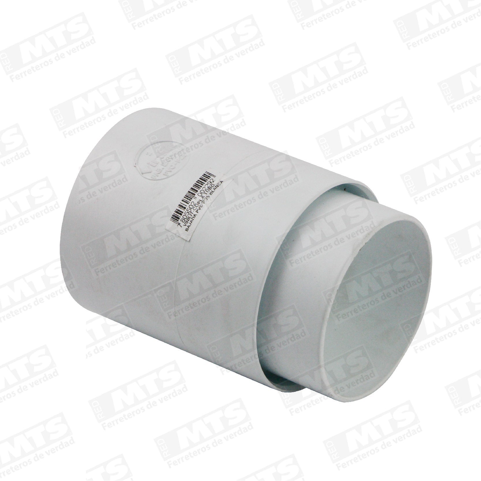 Copla Bajada Pvc 25 Blanc