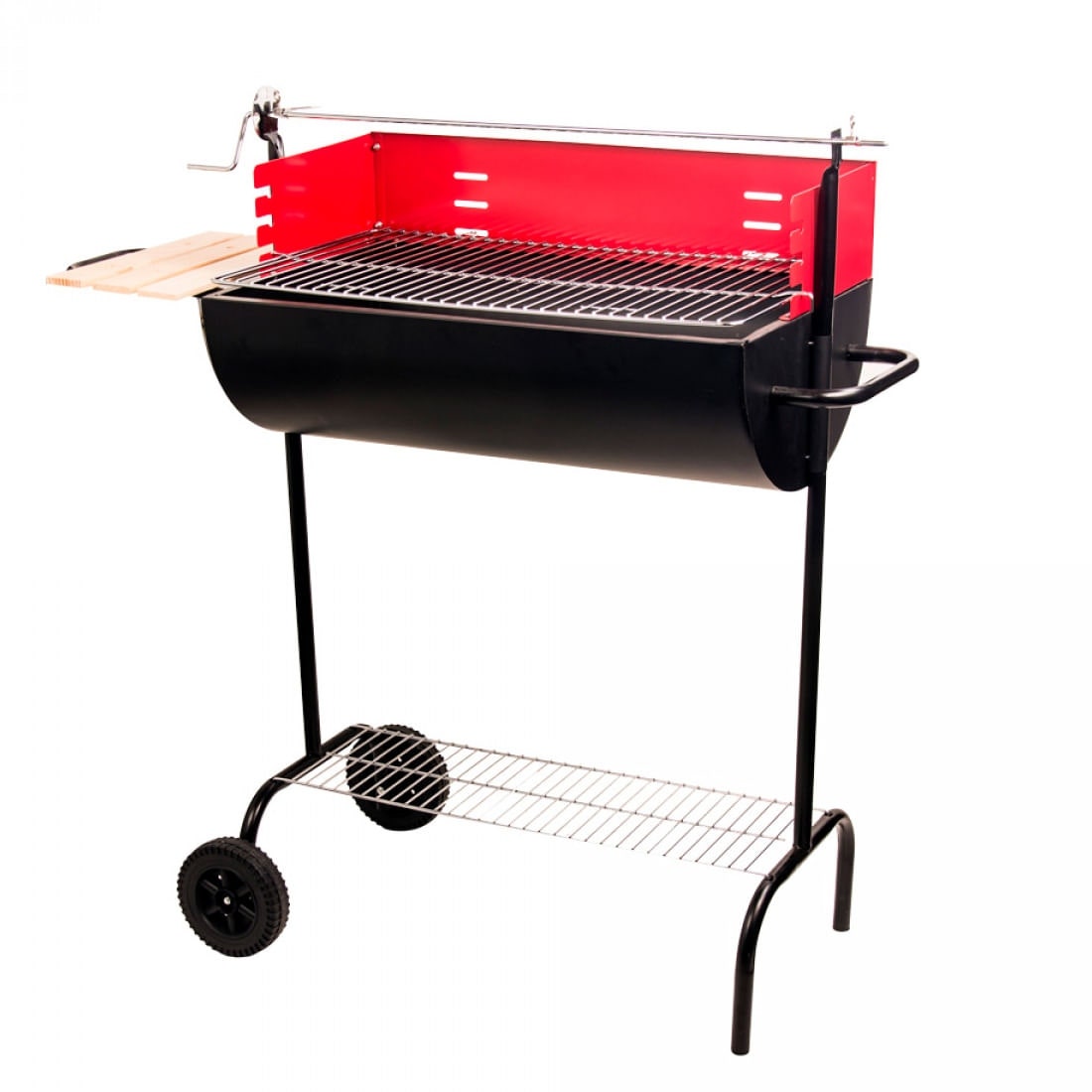 Parrilla  1/2 Tambor C/Ruedas 104X36X106 Cm