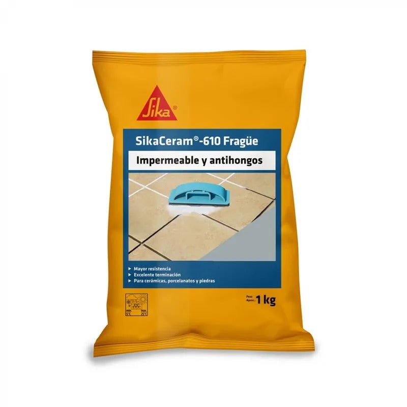 Sikaceram-610 Frague Grey-Garza Bolsa 1 Kg