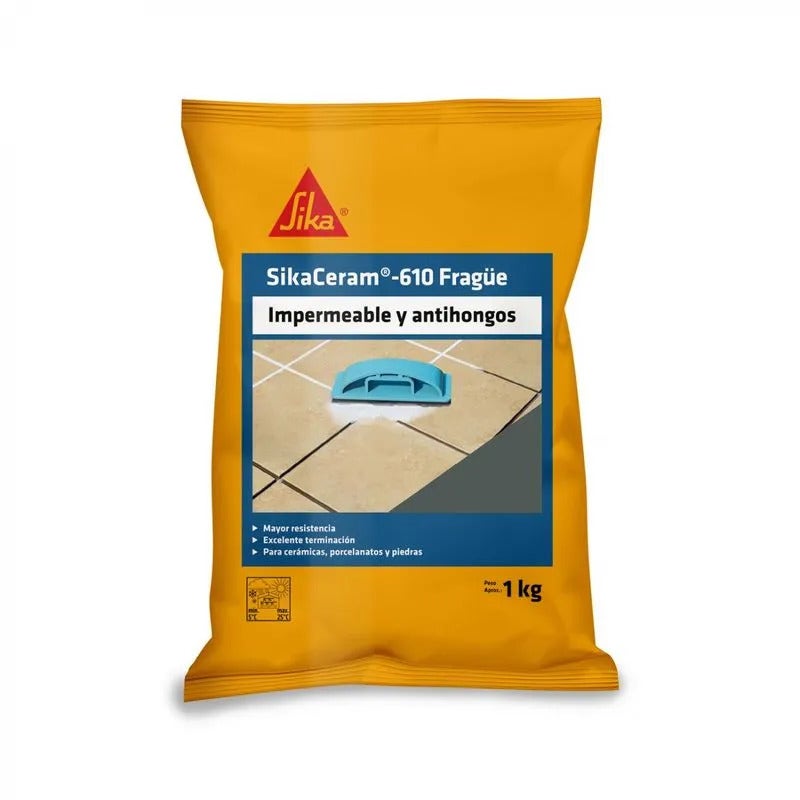 Sikaceram-610 Frague Gris Bolsa 1 Kg