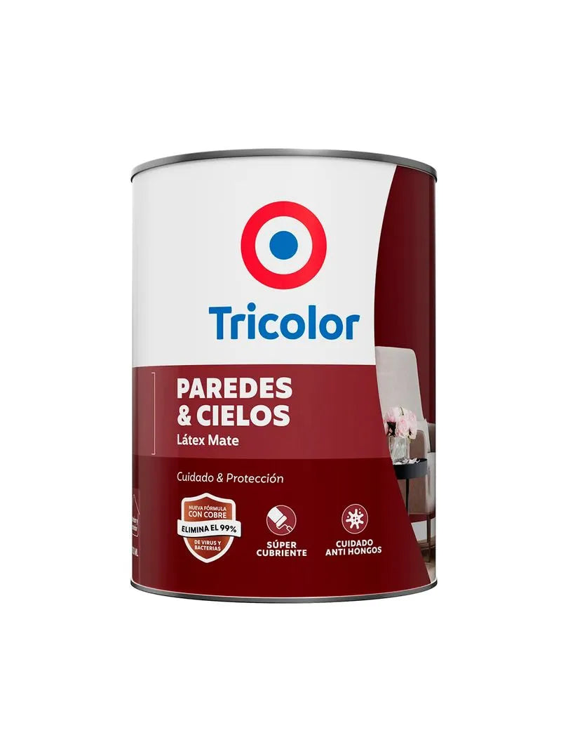 Tricolor Paredes Y Cielos Blanco Perfecto 1/4 Gl