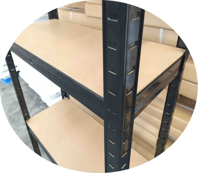 Estante Metalico 4 Niveles Negro 148x70x30cm