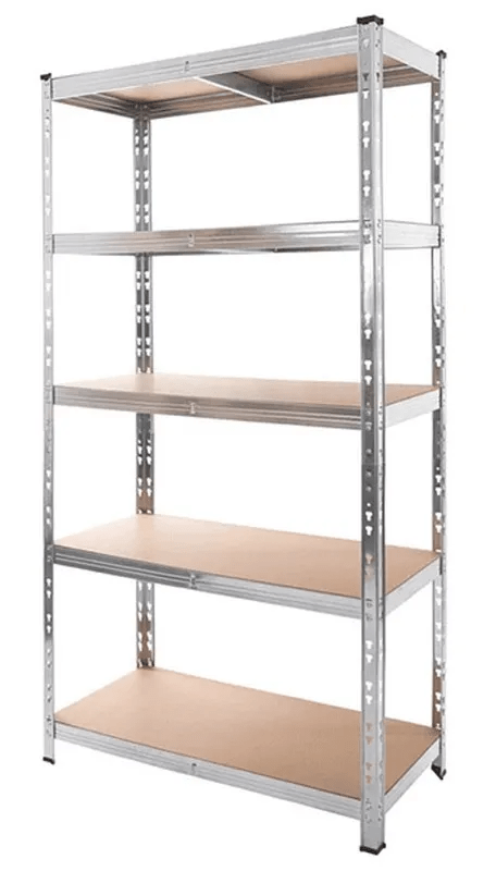 Estante Metalico 5 Niveles Galvanizado 183x90x45cm