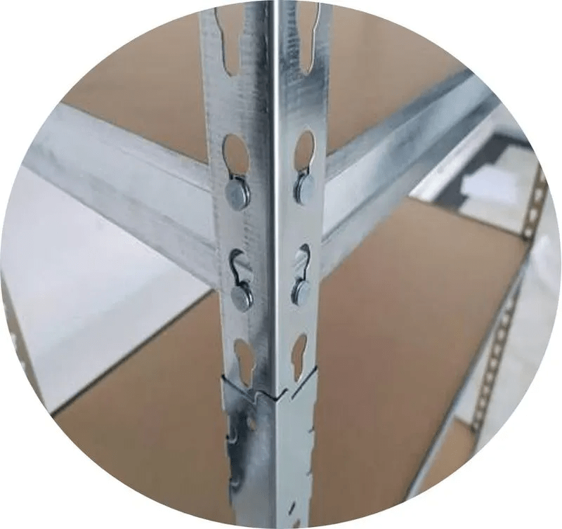 Estante Metalico 5 Niveles Galvanizado 183x90x45cm