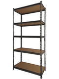 Estante Metalico 5 Niveles Negro A-183
