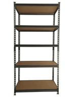 Estante Metalico 5 Niveles Negro A-183