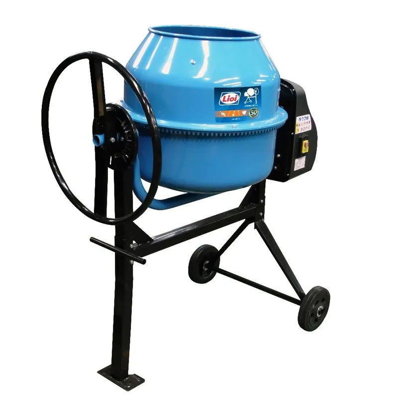 Betonera Volteo Trompo 130Lt 0,5Hp Azul