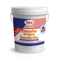 Sipa Esmalte Al Agua Semibrillo Blanco Tineta
