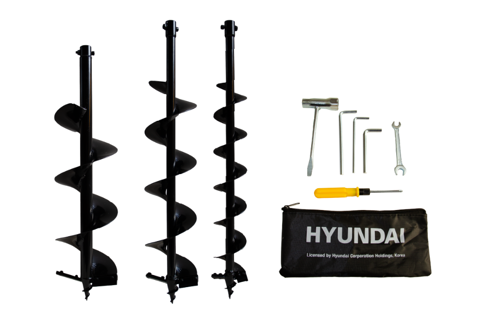 Hyundai Ahoyador 52cc Con 3 Brocas 81hytgd520