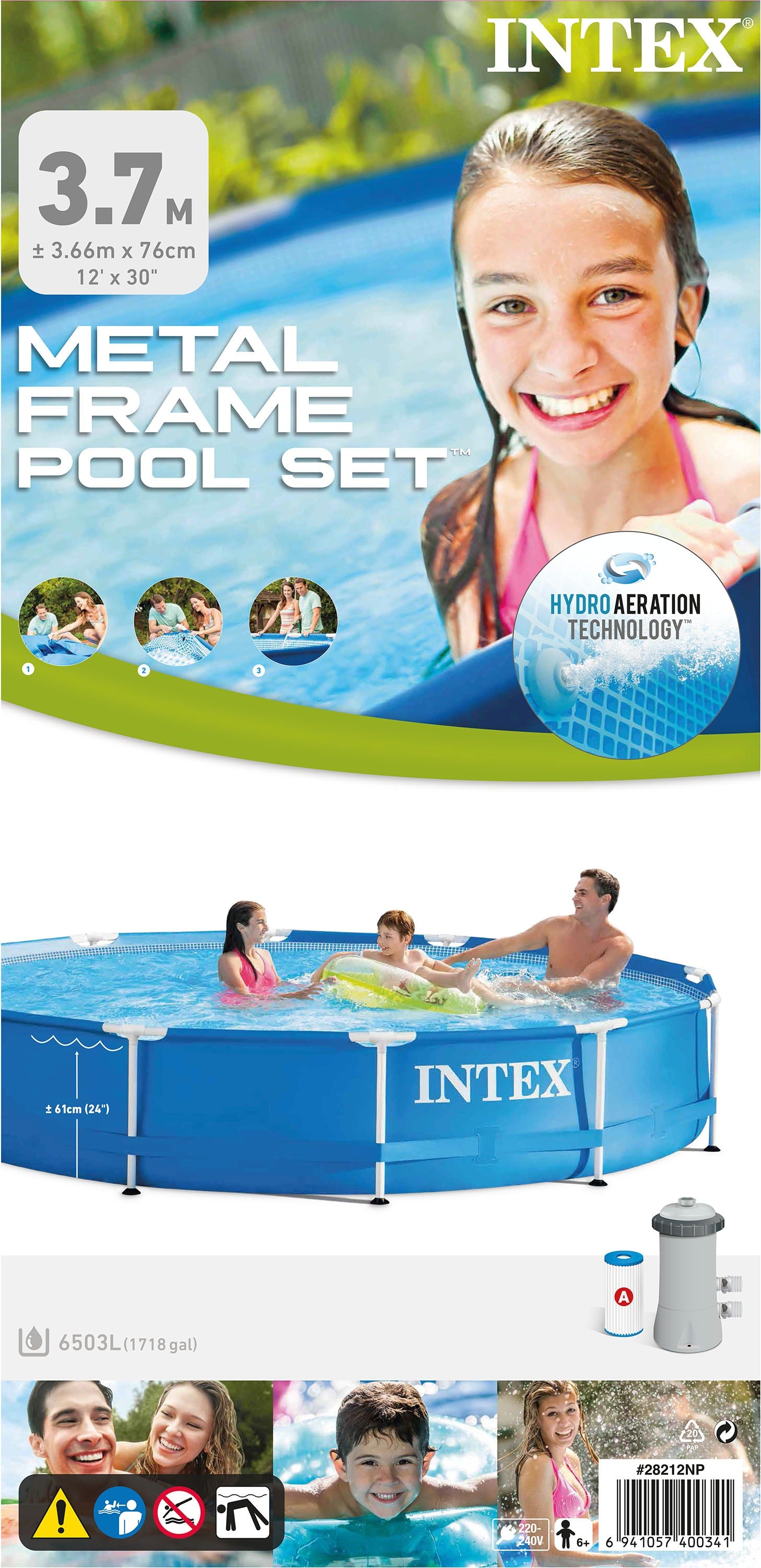 Intex Piscina Estruc Red. 366Cm 28212